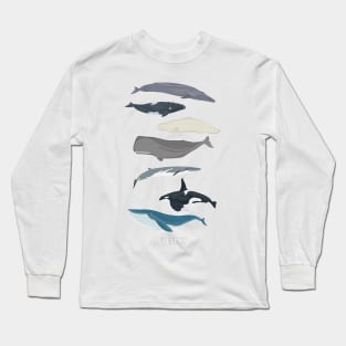 Whales Long Sleeve T-Shirt